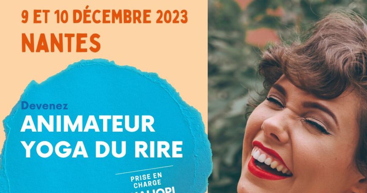 Formation Animateur de Yoga du rire à Nantes 2023 date horaires