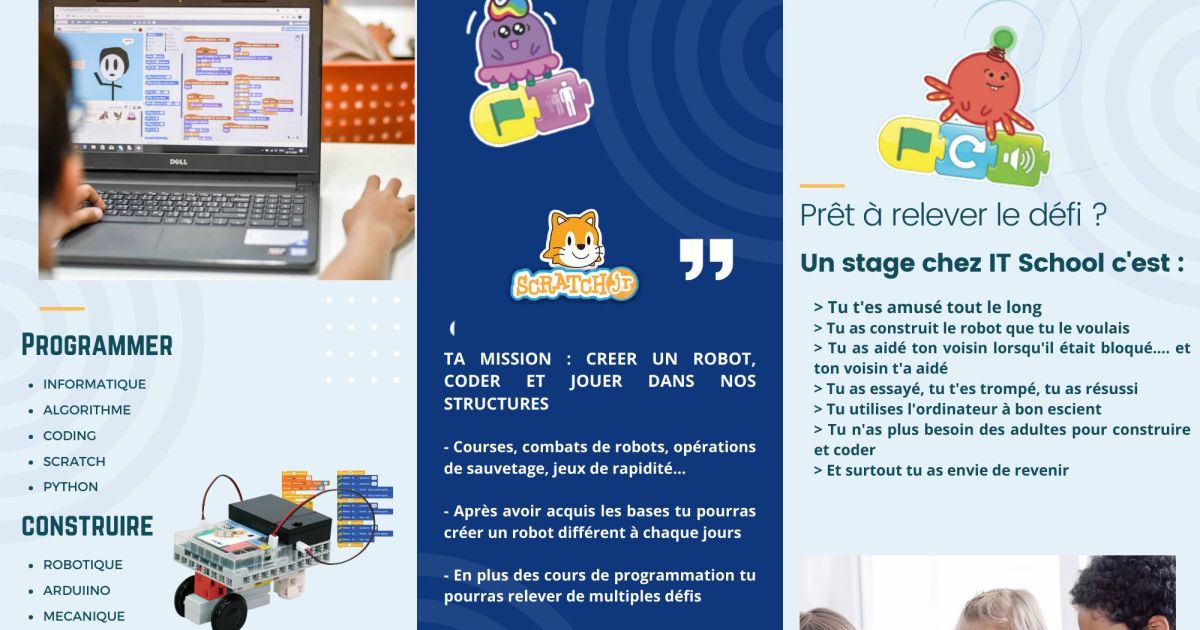 Stage enfants pour apprendre à coder Saint Maur des Fossés Th de