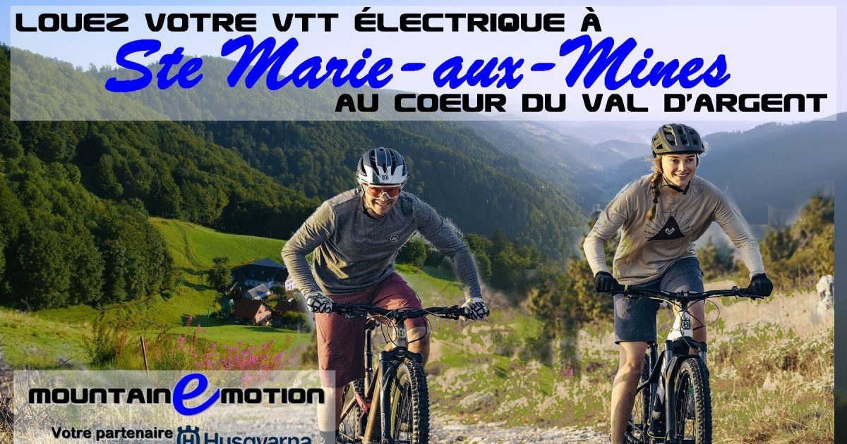 Venir découvrir le Val dArgent en VTT électrique Sainte Marie aux