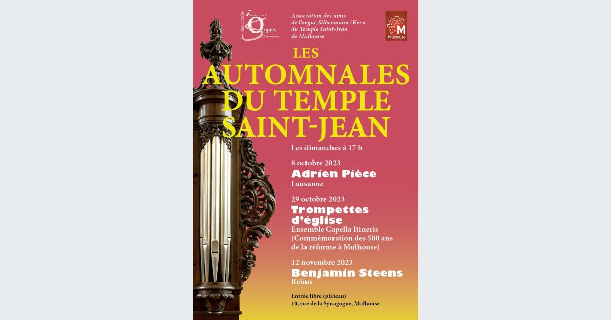 Concert Les automnales à Mulhouse Temple Saint Jean places billets