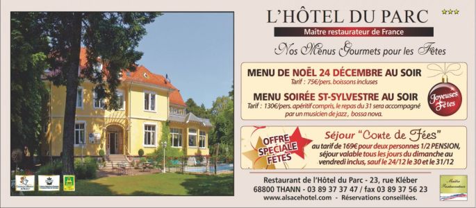 Hotel Du Parc Thann Restaurant Toiles Resto Haut Rhin Mulhouse