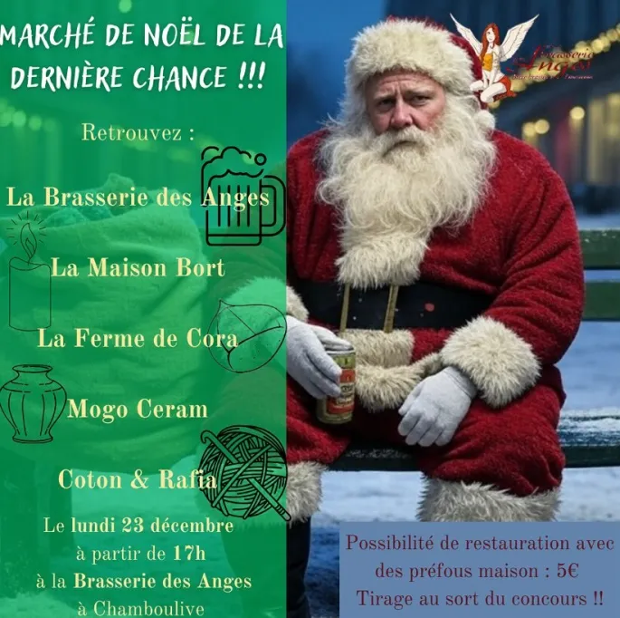 Marché de Noël de la dernière chance Chamboulive 2024 date