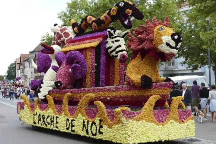 Quelques-unes des manifestations inscrites au programme de la Ronde des Fêtes. Ici, Corso Fleuri à Sélestat