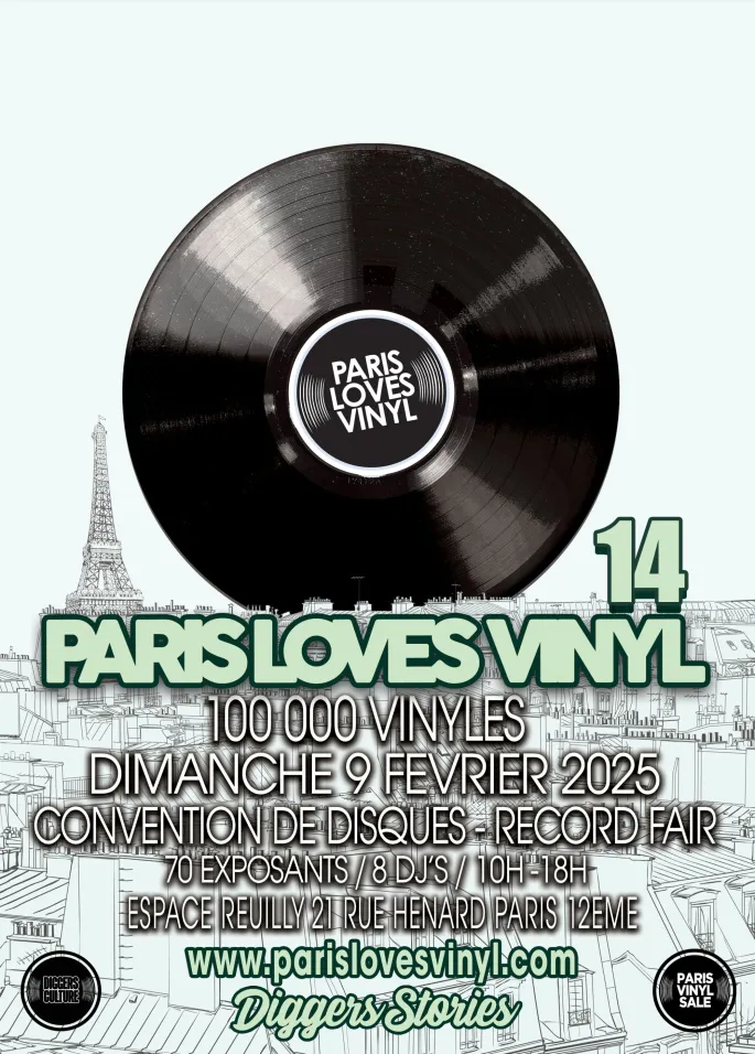 Paris Loves Vinyl 14 - 100000 vinyles - 70 vendeurs - 8 Djs