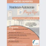 Portes Ouvertes Résidence Autonomie Pays\'Age