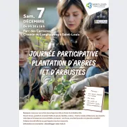 Journée participative de plantation d'arbres et d'arbustes