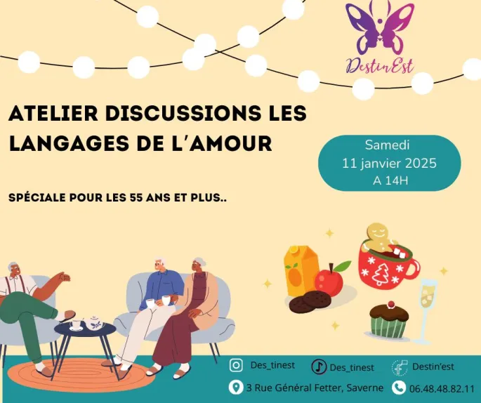 Atelier discussion les langages de l'amour ( spéciale hommes)