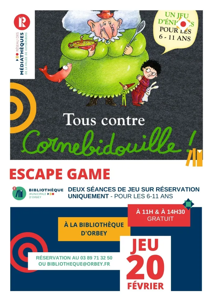  Escape game : Tous contre Cornebidouille