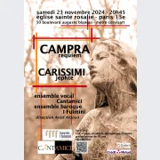 Concert Requiem de Campra, Jephte de Carissimi - Cantamici / I Fulmini