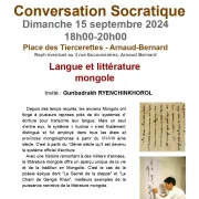 Conversation Socratique :  langue et littérature mongole 