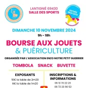 Bourse aux jouets et puériculture 