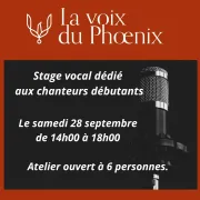 Stage vocal pour les personnes qui n\'osent pas prendre des cours de chant