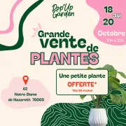 Grande vente de plantes 