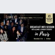 HEC Paris EMBA - Petit déjeuner d'information - 21 novembre