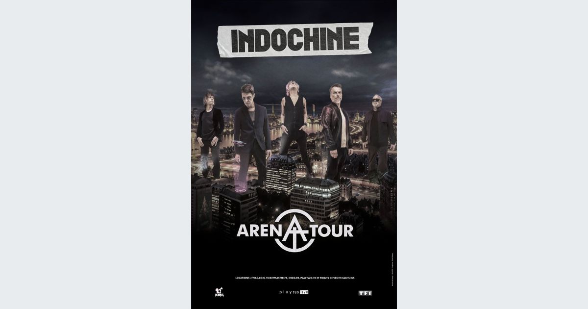 Concert Indochine Arena Tour à Amnéville 2025 Le Galaxie Mega Hall