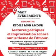 Etoile mon Amour ; lectures poétiques et improvisation sonore sur le thème de l’Amour.