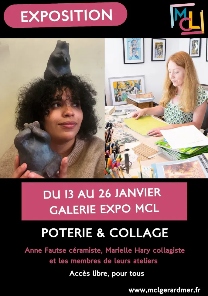 Exposition Poterie et collage