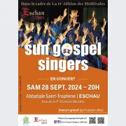 Concert des Sun Gospel Singers dans le cadre de la 11éme édition des Médiévales