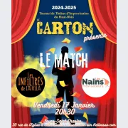 Match carton : Les Infiltrés vs Les Nains Provisateurs 