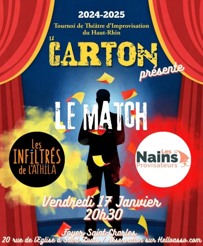 Match carton : Les Infiltrés vs Les Nains Provisateurs 