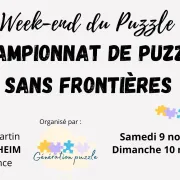 Week-end du puzzle : Championnat de puzzle sans frontières