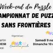 Week-end du puzzle : Championnat de puzzle sans frontières