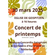 Concert Annuel de la Concordia de Geispitzen & Harmonie de Schlierbach