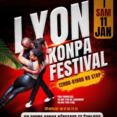 Lyon Konpa Festival : cours kompa + soirée gouyad