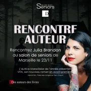 Julia Brandon dévoile son roman Vita au Salon des Seniors de Marseille