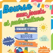 Bourse puériculture, jouets et vêtements enfants