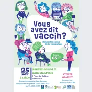 Atelier gratuit vous avez dit vaccin ?