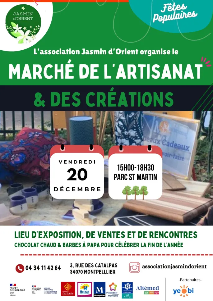 Marché de l'Artisanat & des Créations à Saint Martin (Montpellier)