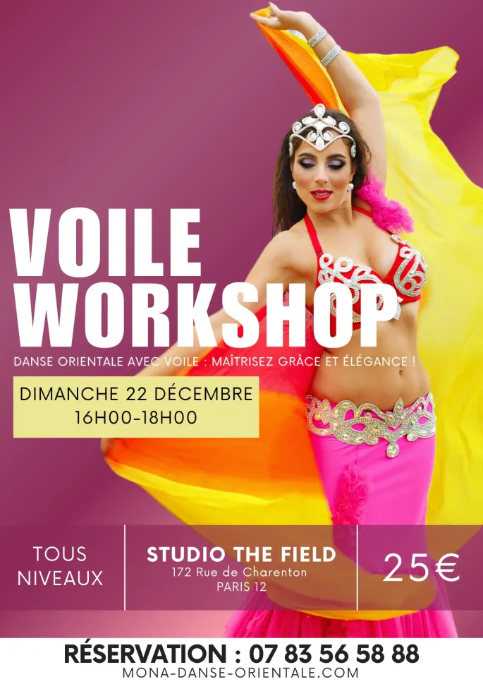 Stage de Danse Orientale avec Voile : Libère ta créativité ! 