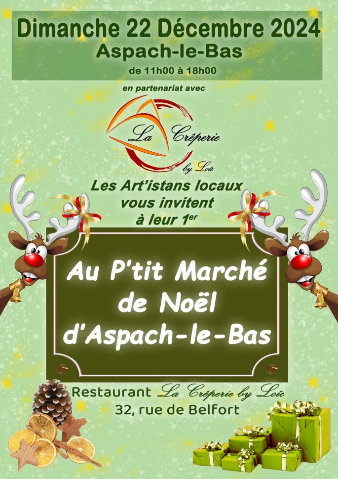 Au P'tit Marché de Noël d'Aspach-le-Bas