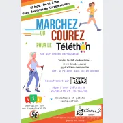 Marchez ou courez pour le Téléthon 