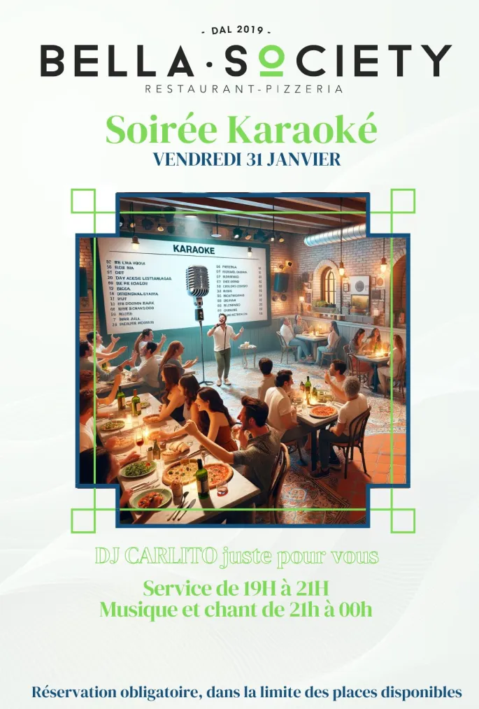 Soirée Karaoké – Vendredi 31 janvier ! 