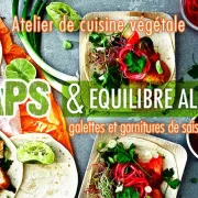 Cours de cuisine végé WRAPS & équilibre alimentaire – tout fait maison !