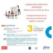 Autisme Nice Formation au CHU gratuite