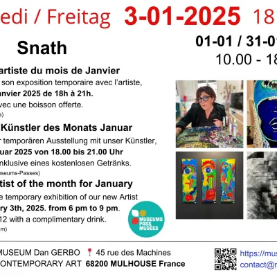 Exposition et inauguration de l'artiste Snath