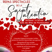 Spectacle Cabaret & d’humour à l’occasion de la Saint Valentin à Montpouillan