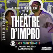 Théâtre d'Improvisation : Les Martin.e.s au HüB