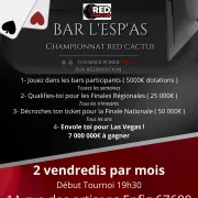 Tournoi de poker REDCACTUS