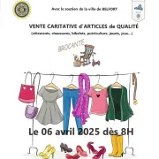 Vente caritative d'articles divers par club Innerwheel Belfort