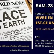 Café philo dans le noir : Vivre en paix, est-ce une utopie?