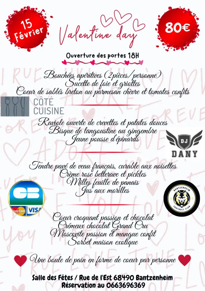 Soirée Saint-Valentin