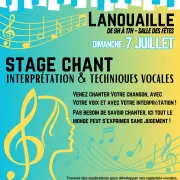 Stage chant interprtétation