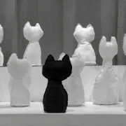 HISTOIRE DU CHAT BLANC QUI ÉTAIT TOUT NOIR  Théâtre marionnettes pour les 3-6ans