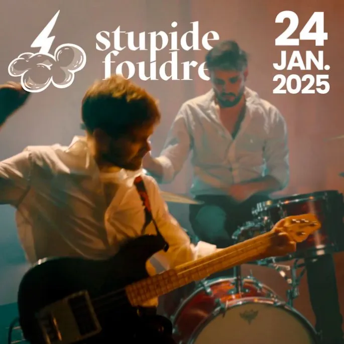 Concert de rock indie stupide foudre le 24/01 à Pigalle, Paris