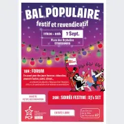 Bal populaire, festif et revendicatif