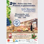 27e Foire aux Vins, Bières et Gastronomie